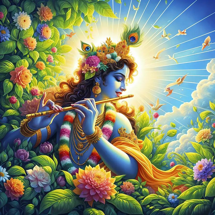 Krishna Playing Flute