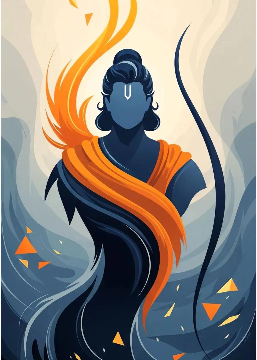 Lord Rama in Meditation