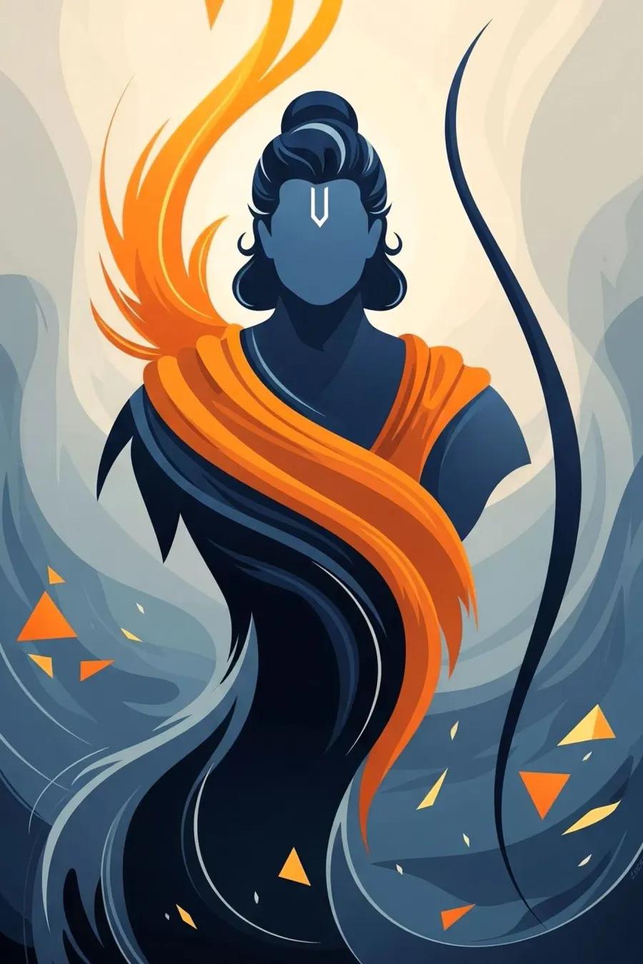 Lord Rama in Meditation