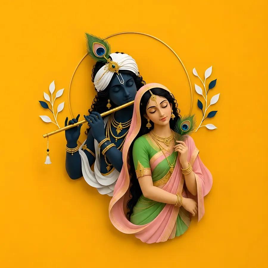 Radha Krishna Art