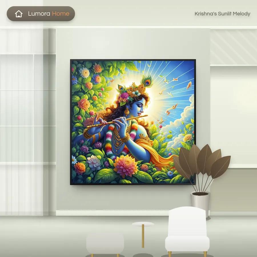 Krishna's Sunlit Melody