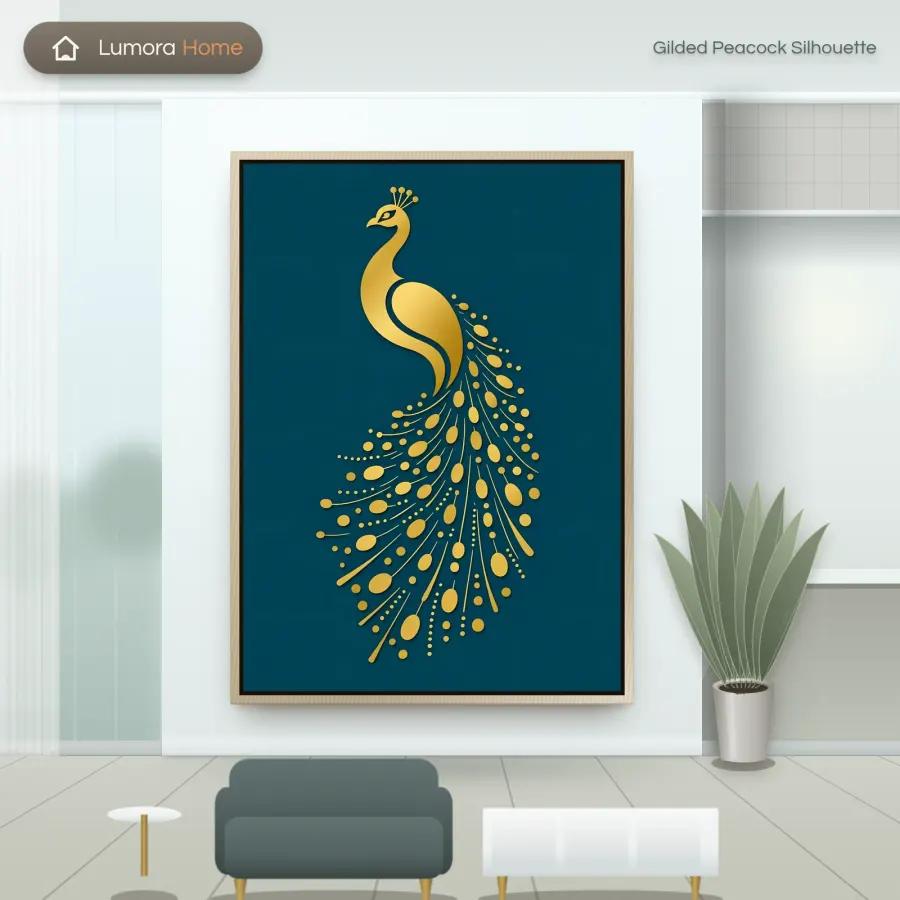 Golden Peacock in Meditation