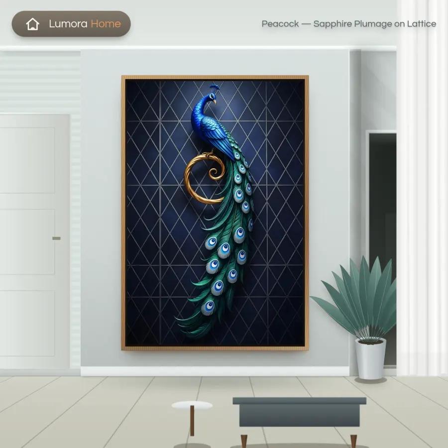 Majestic Peacock Tail