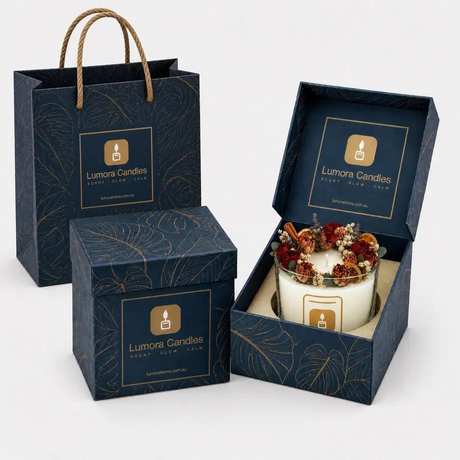 Gift packaging for the scented candle