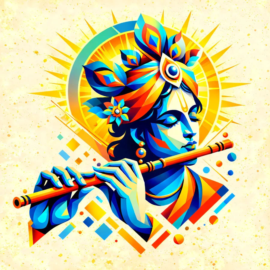 The same artwork with the Vivid preset applied